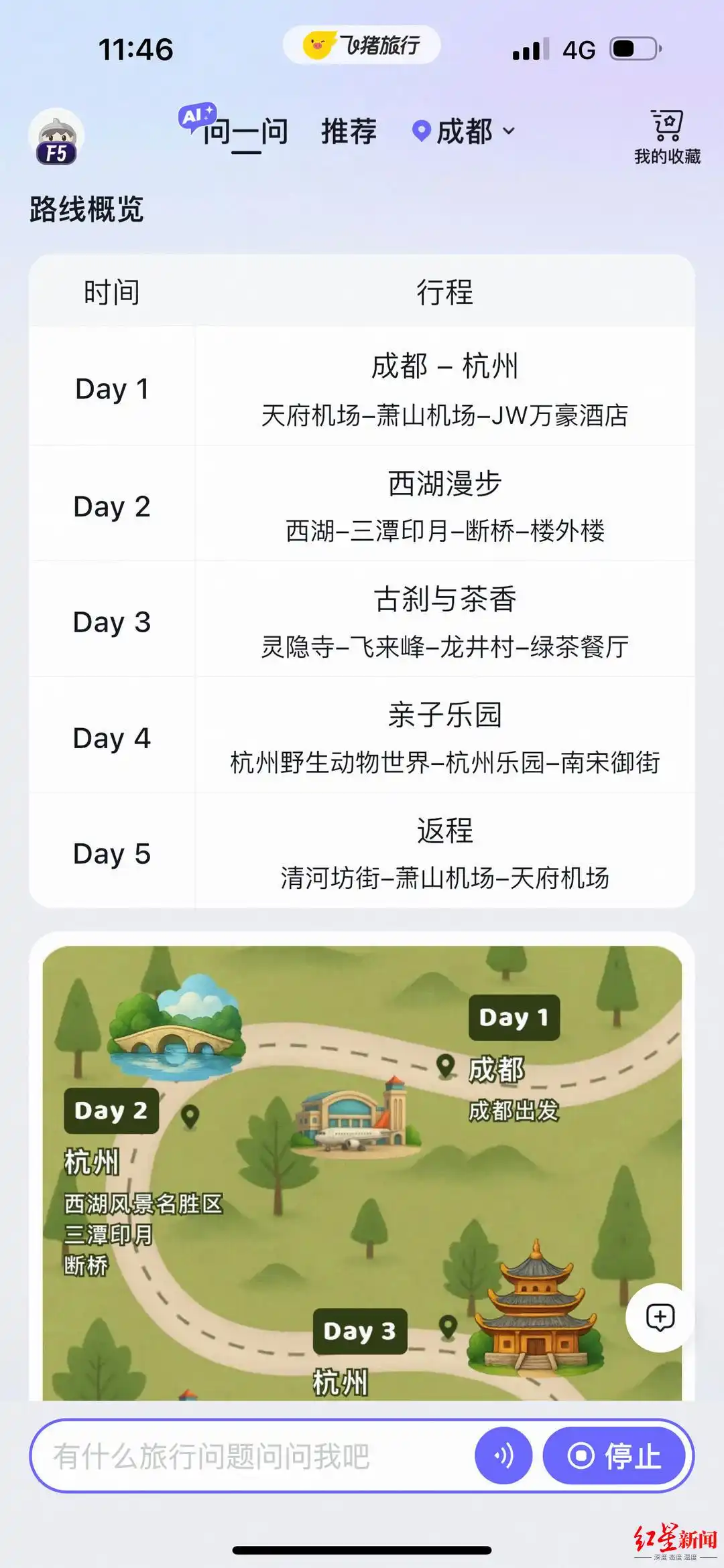 AI颠覆传统？1分钟生成“五一”攻略，旅游平台打响“智能战”