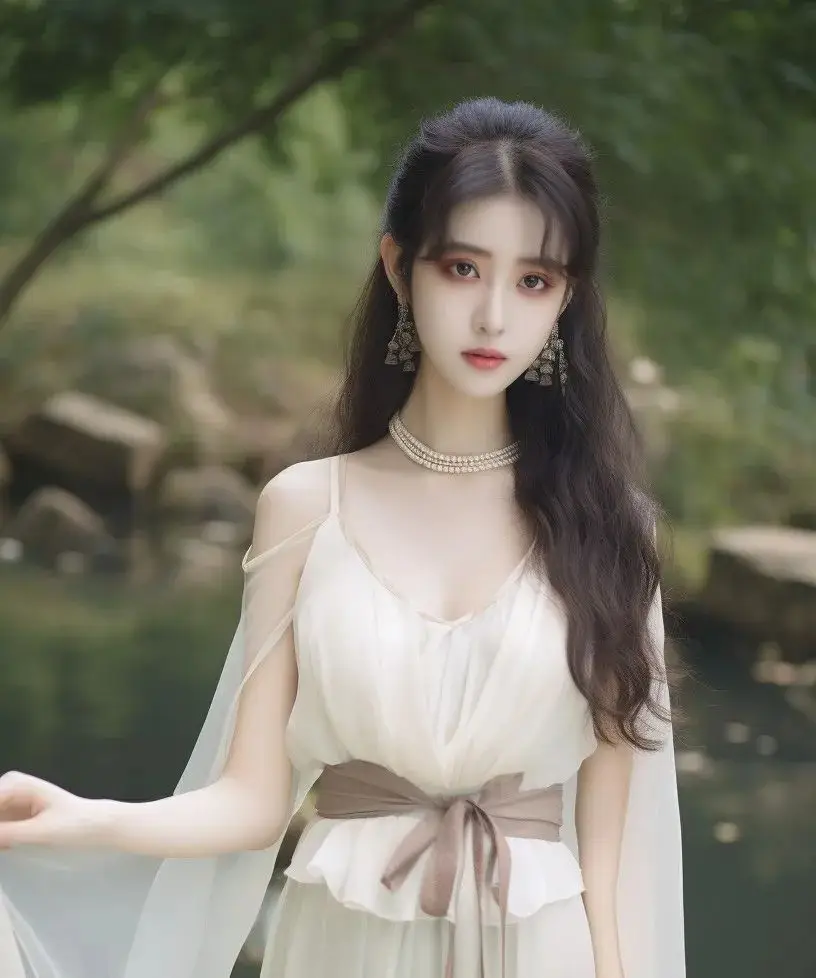 Midjourney系列：气质美女绝美私房写真